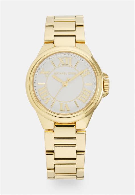 michael kors camille uhr gold|camille gold tone watch.